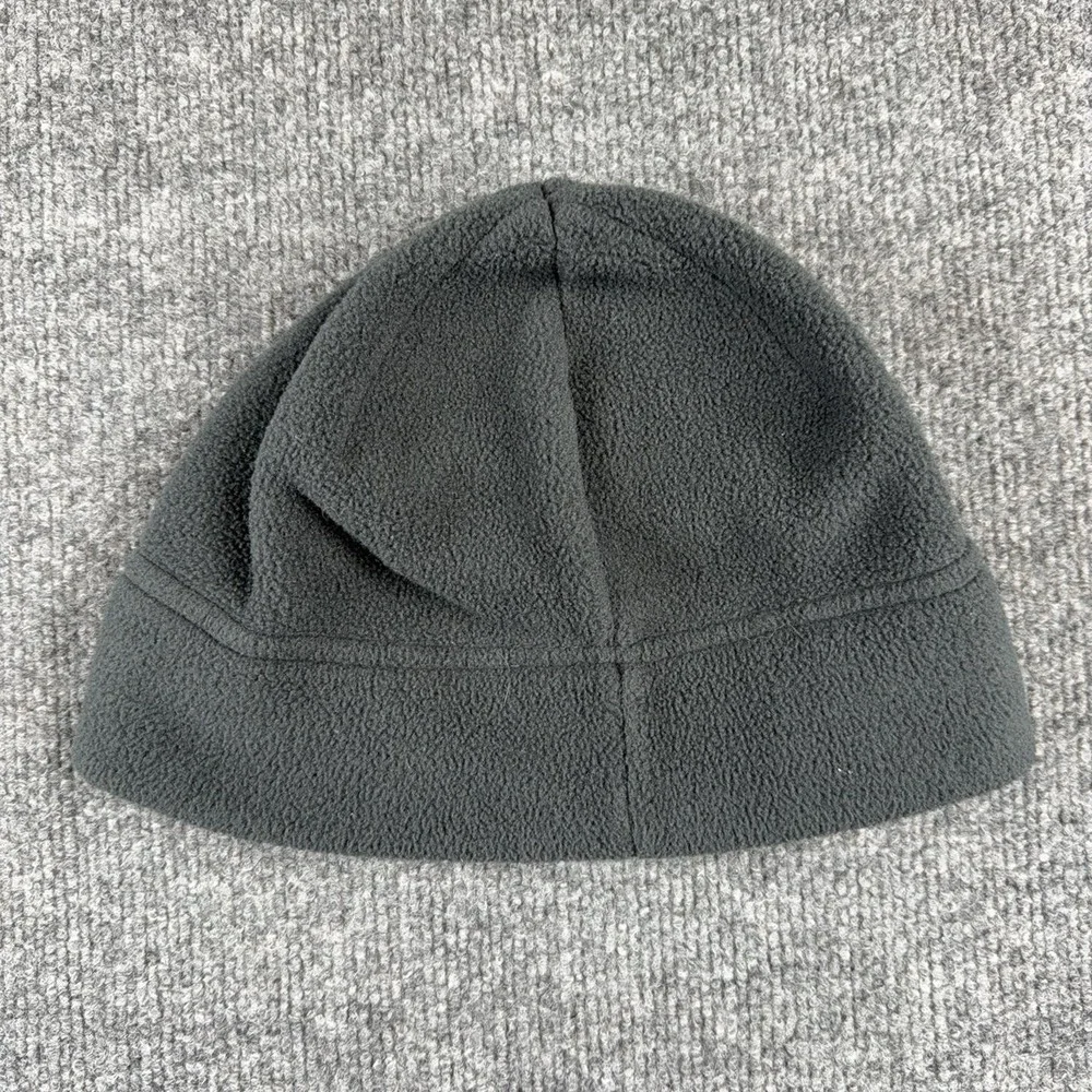 The North Face Hat Beanie Mens L Gray Polartec Fleece Made USA Winter AHJQ